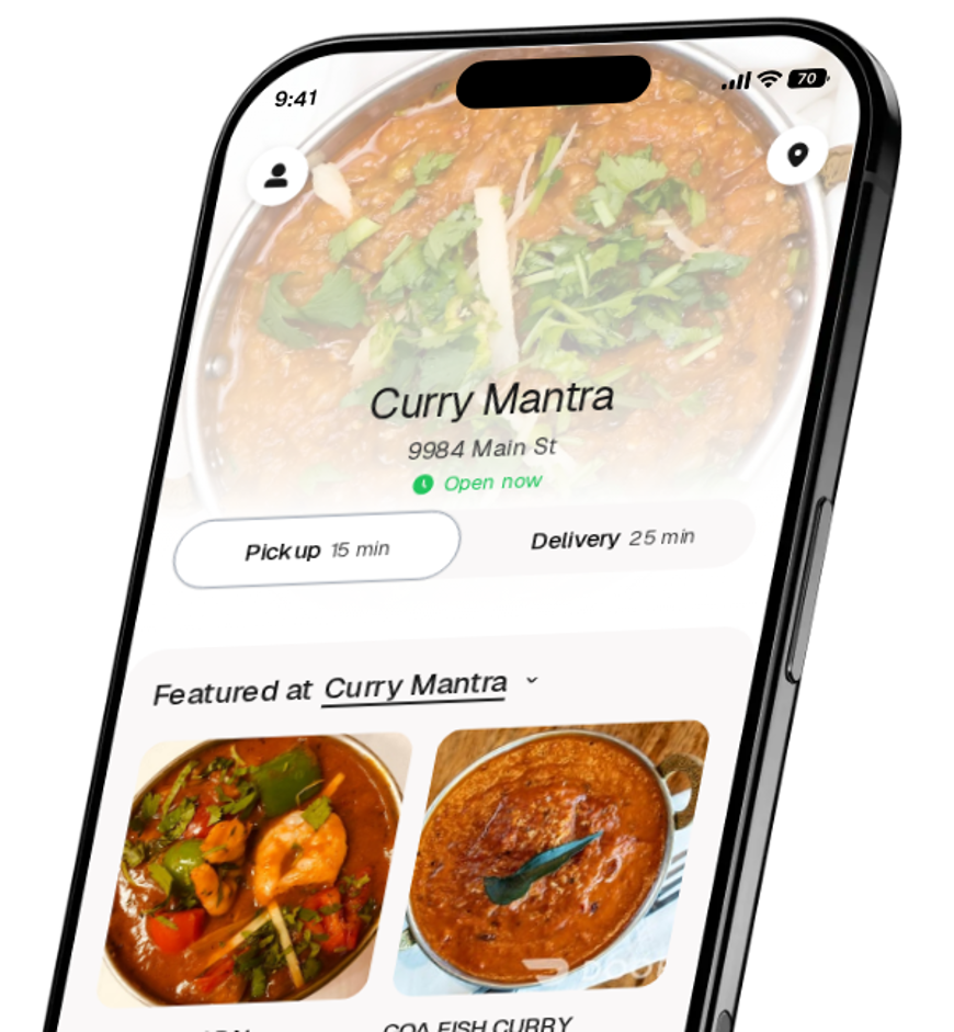 Curry Mantra app preview