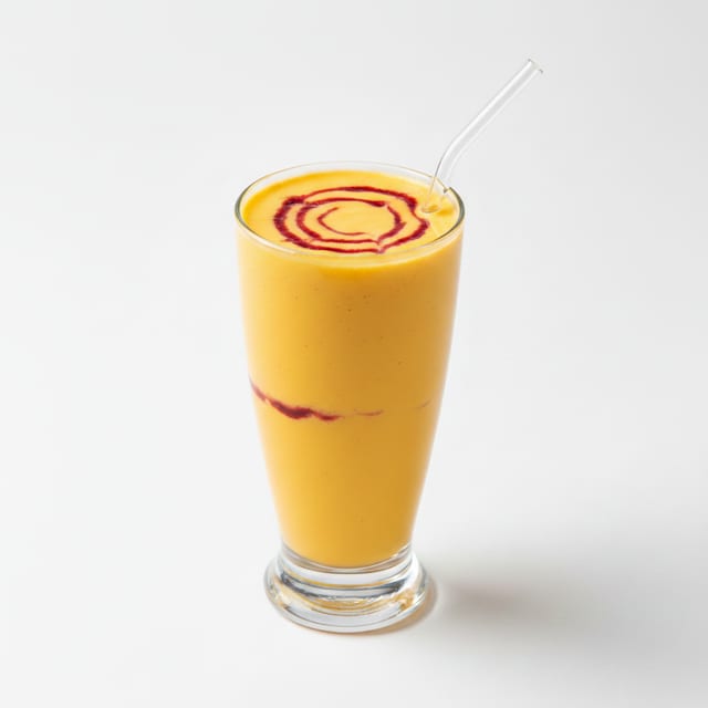 Mango Lassi/ Yogurt Smoothie.