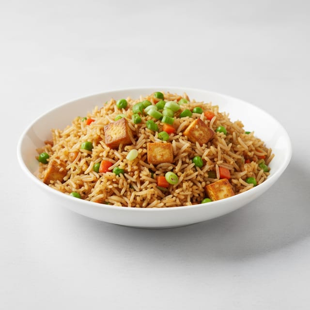 Paneer Fried Rice (No-Egg).
