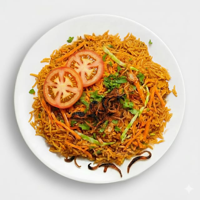 Vegetable Biryani.