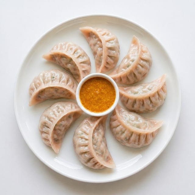 Veg Steamed Momo.