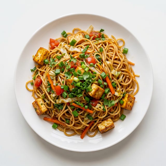 Paneer Hakka Noodles.