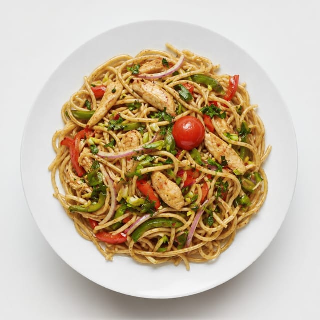 Chicken Hakka Noodles.
