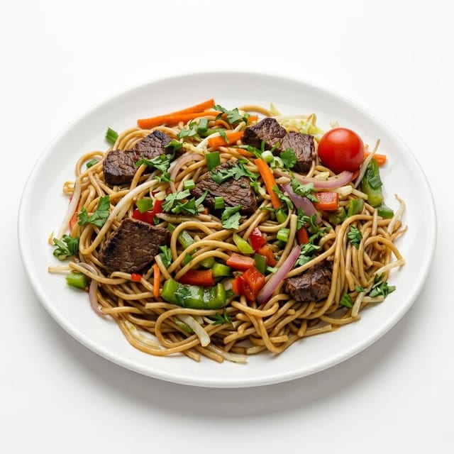 Lamb Hakka Noodles.