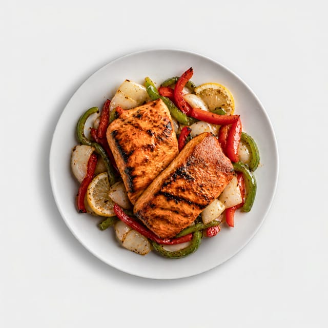 Tandoori Salmon.