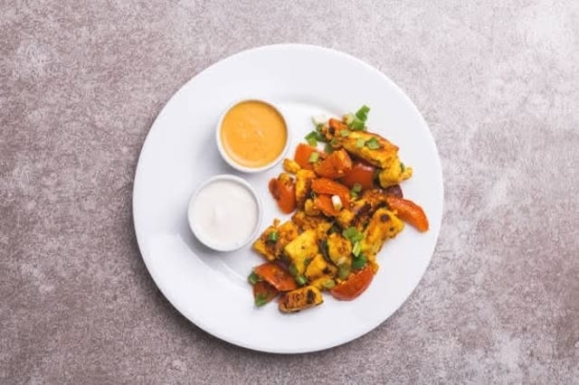 Paneer Chilli Entree.