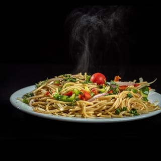Paneer Hakka Noodles
