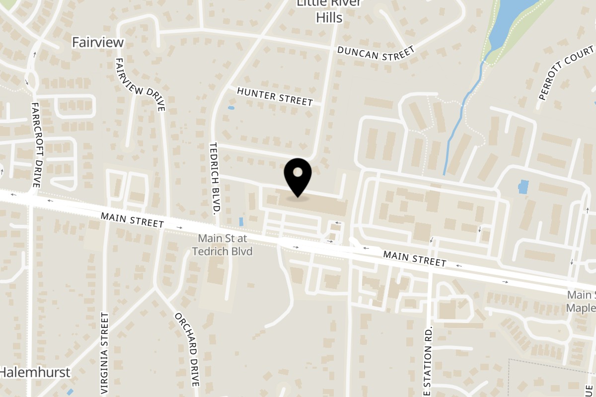 Map showing the location of Curry Mantra on 9984 Main St in Fairfax